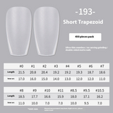 Nail Tips Amazon popular press on nails matte 450 almonds free of engraving ultra-thin and seamless patch manicure fake nails