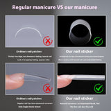 Nail Tips Nail matte, cut-free grinding, semi-sticker, long 240 pieces, boxed transparent water pipe nail patch, fake nail wholesale