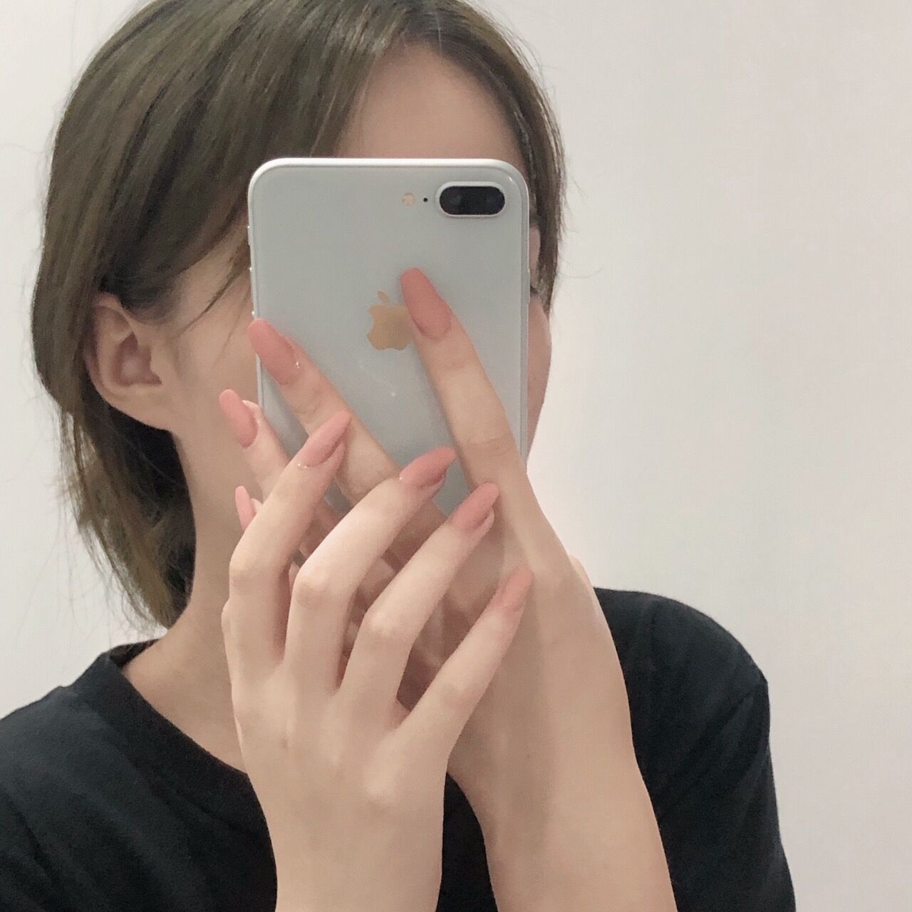 matte short ballet new color solid color wearing nail finished fake nail manicure patch nail patch removable|365nails