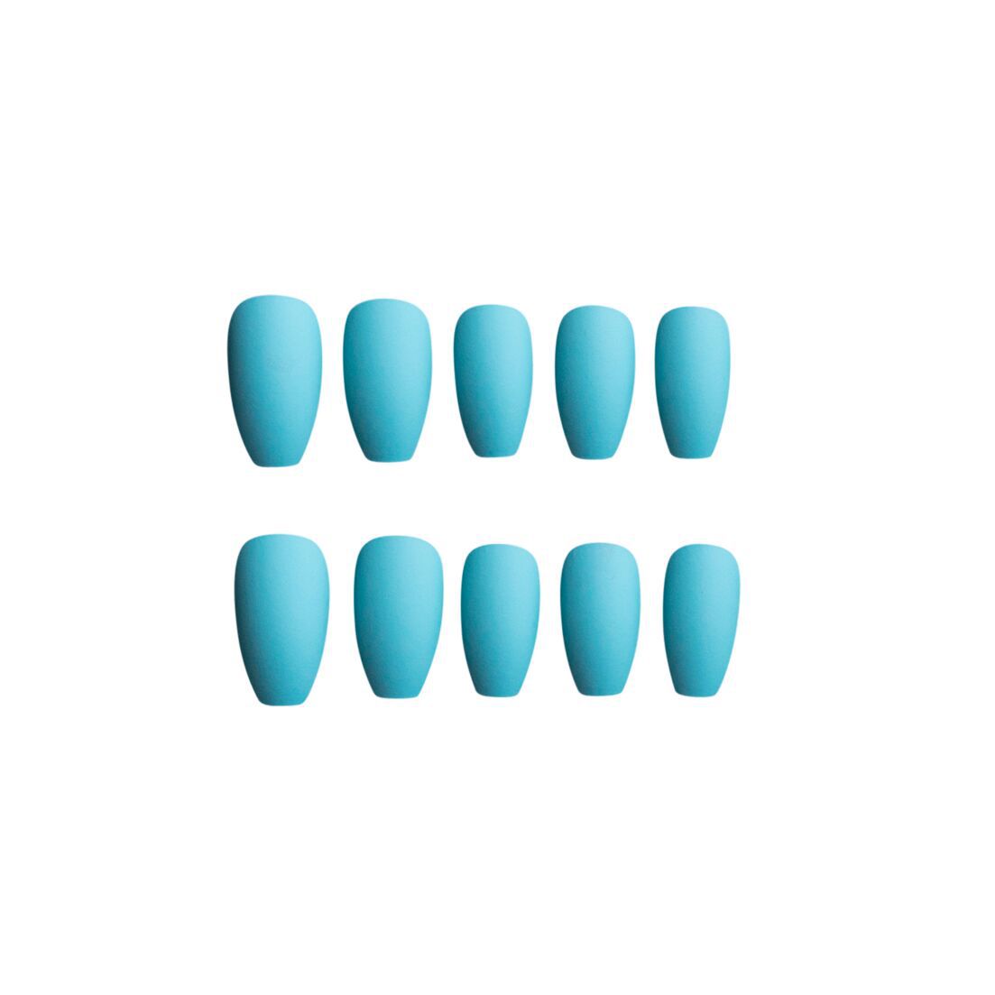 matte short ballet new color solid color wearing nail finished fake nail manicure patch nail patch removable|365nails