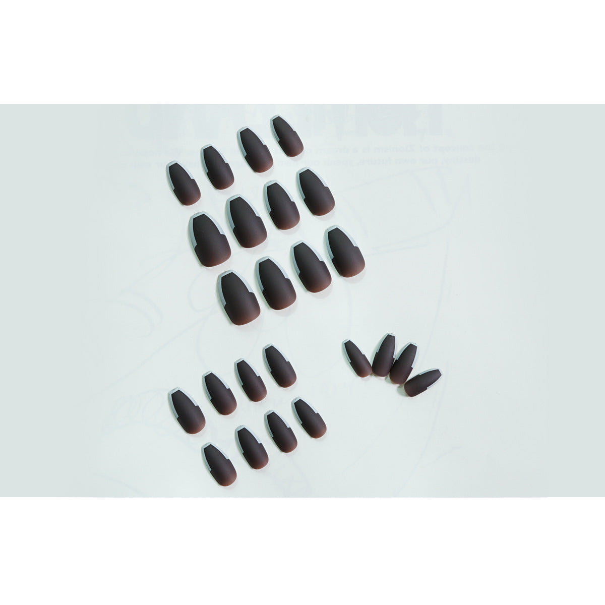 French matte purple Internet celebrity press on nails finished fake nail nail patch nail patch waterproof removable|365nails