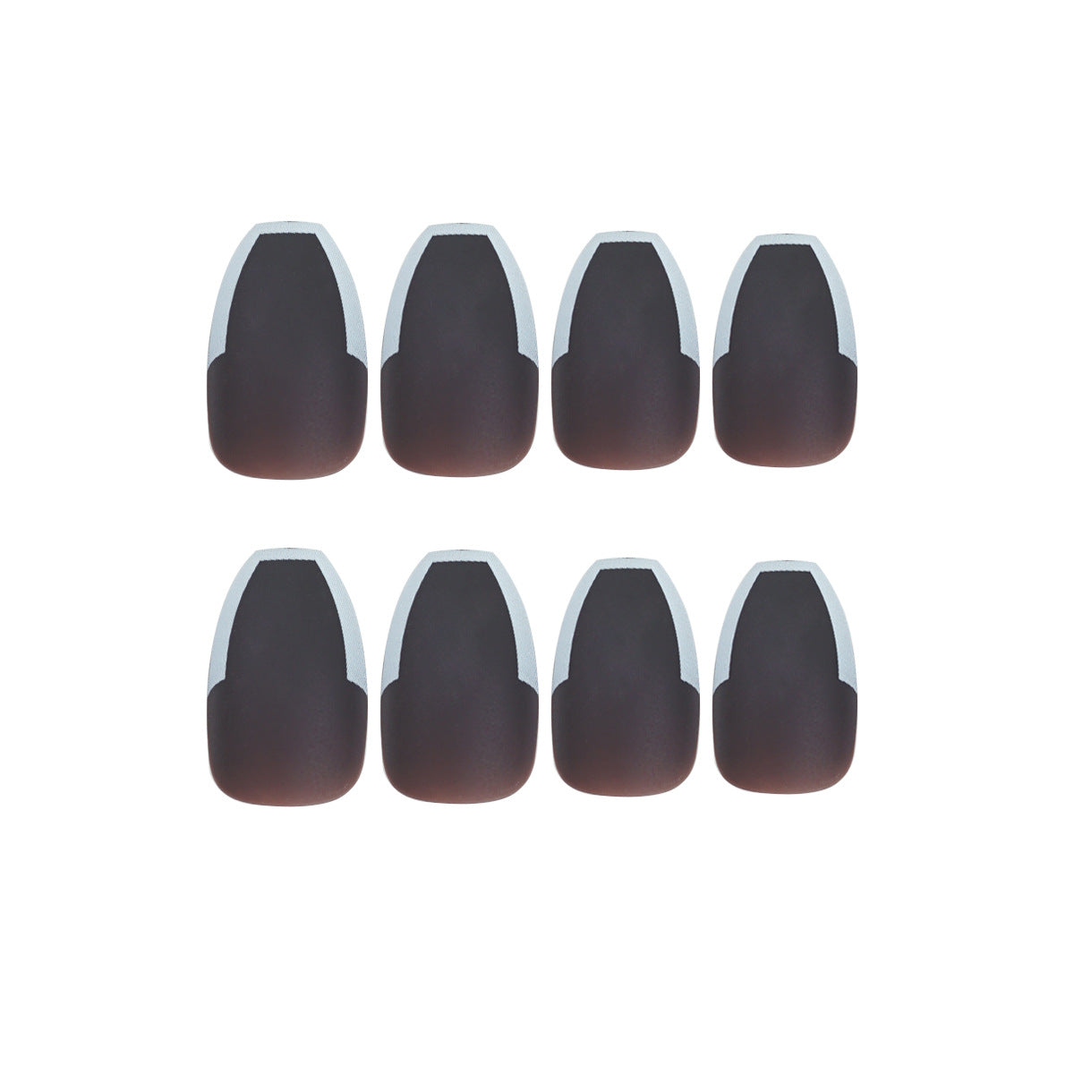 French matte purple Internet celebrity press on nails finished fake nail nail patch nail patch waterproof removable|365nails