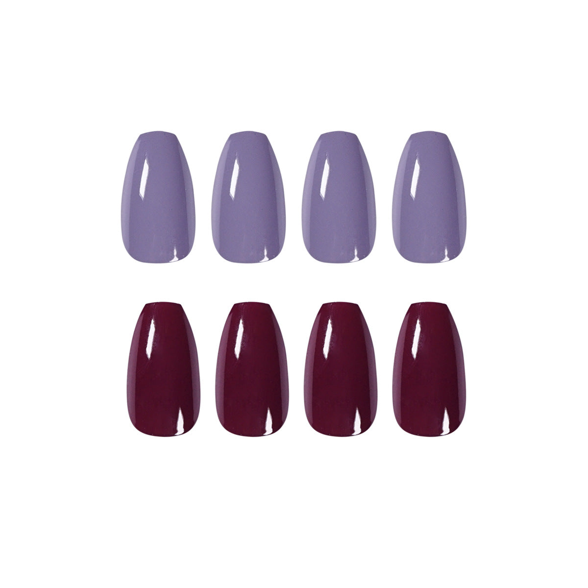 In this way, grape mandarin duck nails wear manicure, fake nails, manicure patches, nail patches, waterproof and removable nail patches.|365nails
