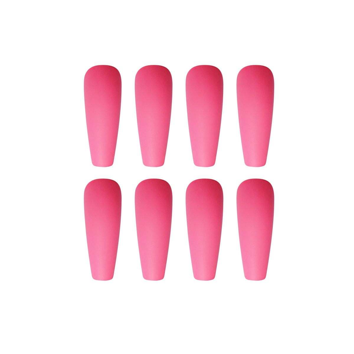 Solid color long ballet series finished manicure patch nail patch waterproof removable |365nails
