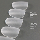 Nail Tips Amazon popular press on nails matte 450 almonds free of engraving ultra-thin and seamless patch manicure fake nails