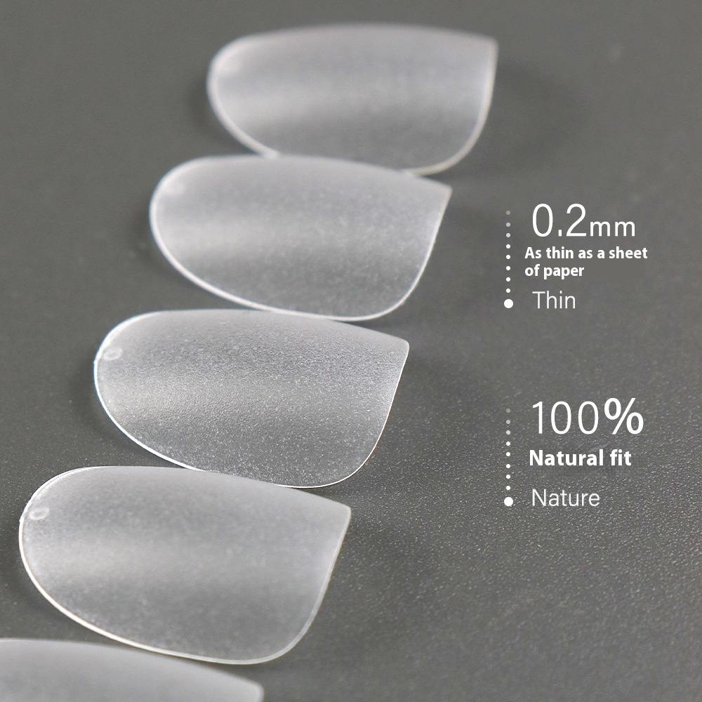Nail Tips Amazon popular press on nails matte 450 almonds free of engraving ultra-thin and seamless patch manicure fake nails