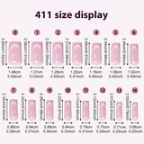 Nail Tips new press on nails French love long square fake nail 120 pieces detachable finished product patch manicure