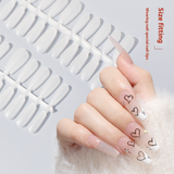 Nail Tips New transparent medium and long trapezoidal nail pads 20 pieces free of carving and grinding, whole sub-code matte and non-marking removable nail pads wholesale