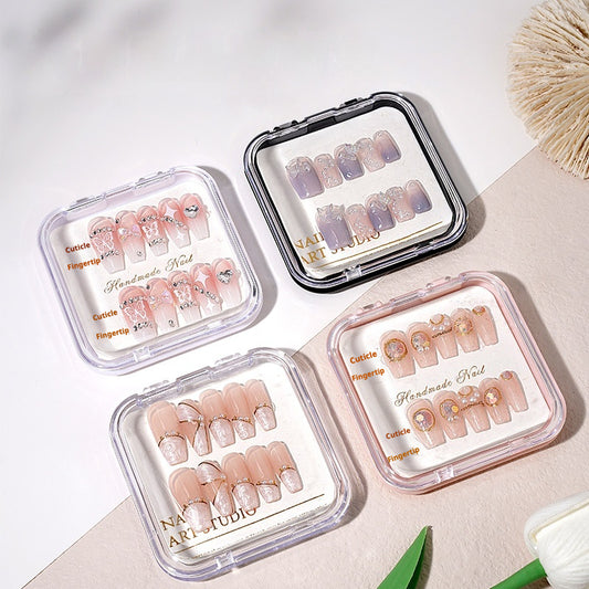Acrylic press on nails storage box wholesale