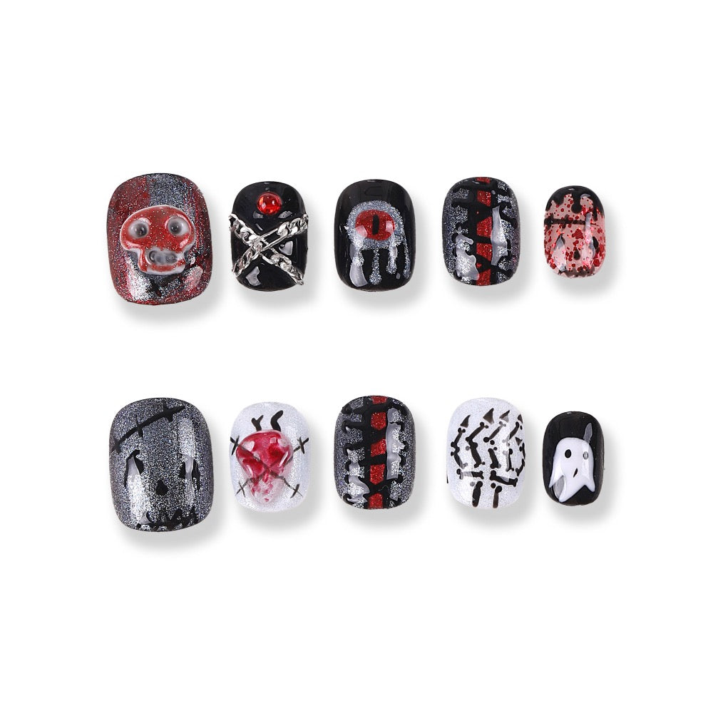 365Nails Horror Night Graffiti Press-On Nails