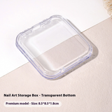 Acrylic s storage box Sold in packs of 3. Minimum order: 1 pack (3 pcs). Quantity = num of packs. Qty1 = 3pcs, Qty2 =6 pcs