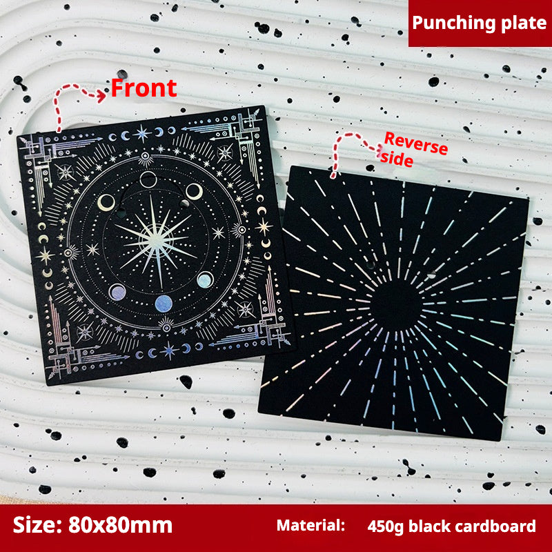 Press-On Nails Instruction Card Multi-style bronzing (MOQ:50 pieces)