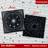 Press-On Nails Instruction Card Multi-style bronzing (MOQ:50 pieces)