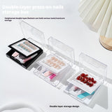 Double-layer s storage box Sold in packs of 3. Minimum order: 1 pack (3 pcs). Quantity = num of packs. Qty1 = 3pcs, Qty2 =6 pcs