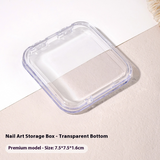 Acrylic s storage box Sold in packs of 3. Minimum order: 1 pack (3 pcs). Quantity = num of packs. Qty1 = 3pcs, Qty2 =6 pcs
