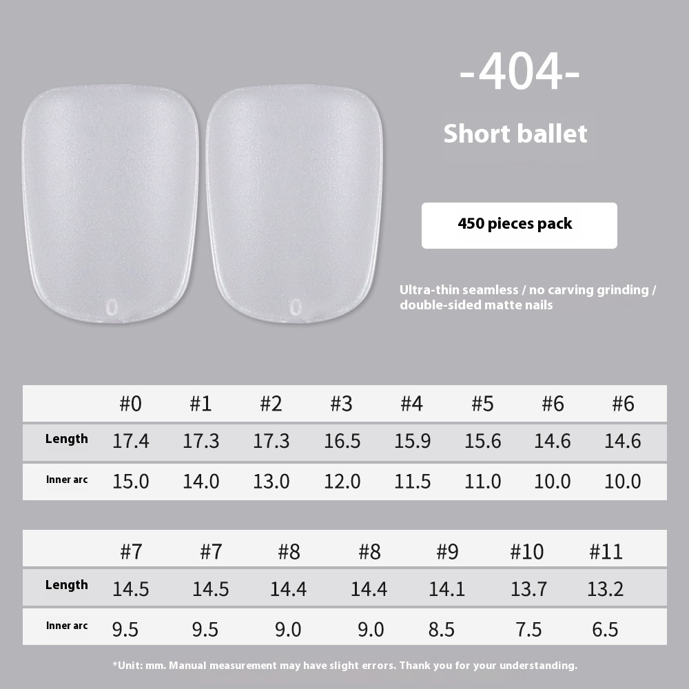 Nail Tips Amazon popular press on nails matte 450 almonds free of engraving ultra-thin and seamless patch manicure fake nails