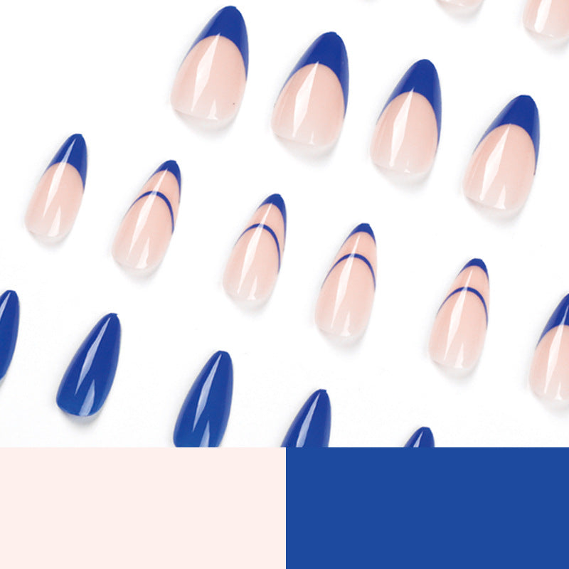 Uñas Arte Prensa sobre uñas Uñas francesas azules simples Uñas de arte Uñas de parche Parche Uñas al por mayor Uñas de parche Uñas de parche Uñas de parche Uñas de parche Parche Uñas de parche Parche|365nails