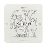 Press-On Nails Instruction Card  75MM High Quality Mijian Card (MOQ:50 pieces)