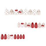 Sweet Japanese style cat eye cute bow press-on nails