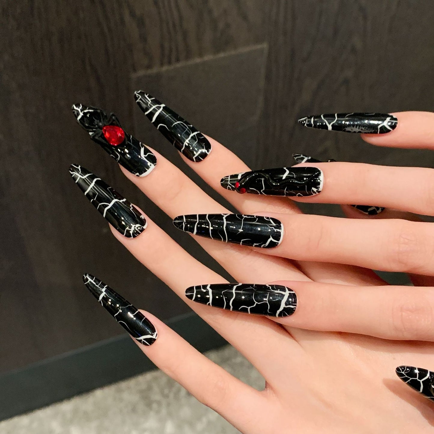 Poisonous Spicy Diablo Cool Sa Spice Girls Hand Wear Nail Advanced Sense Nail Art | 365nails