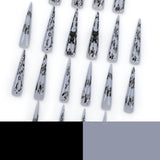 Europa e Estados Unidos, as Spice Girls mais vendidas usam letras de grafite em unhas, peça de unha vestível com ponta extra longa, arte de unha falsa, atacado|365nails