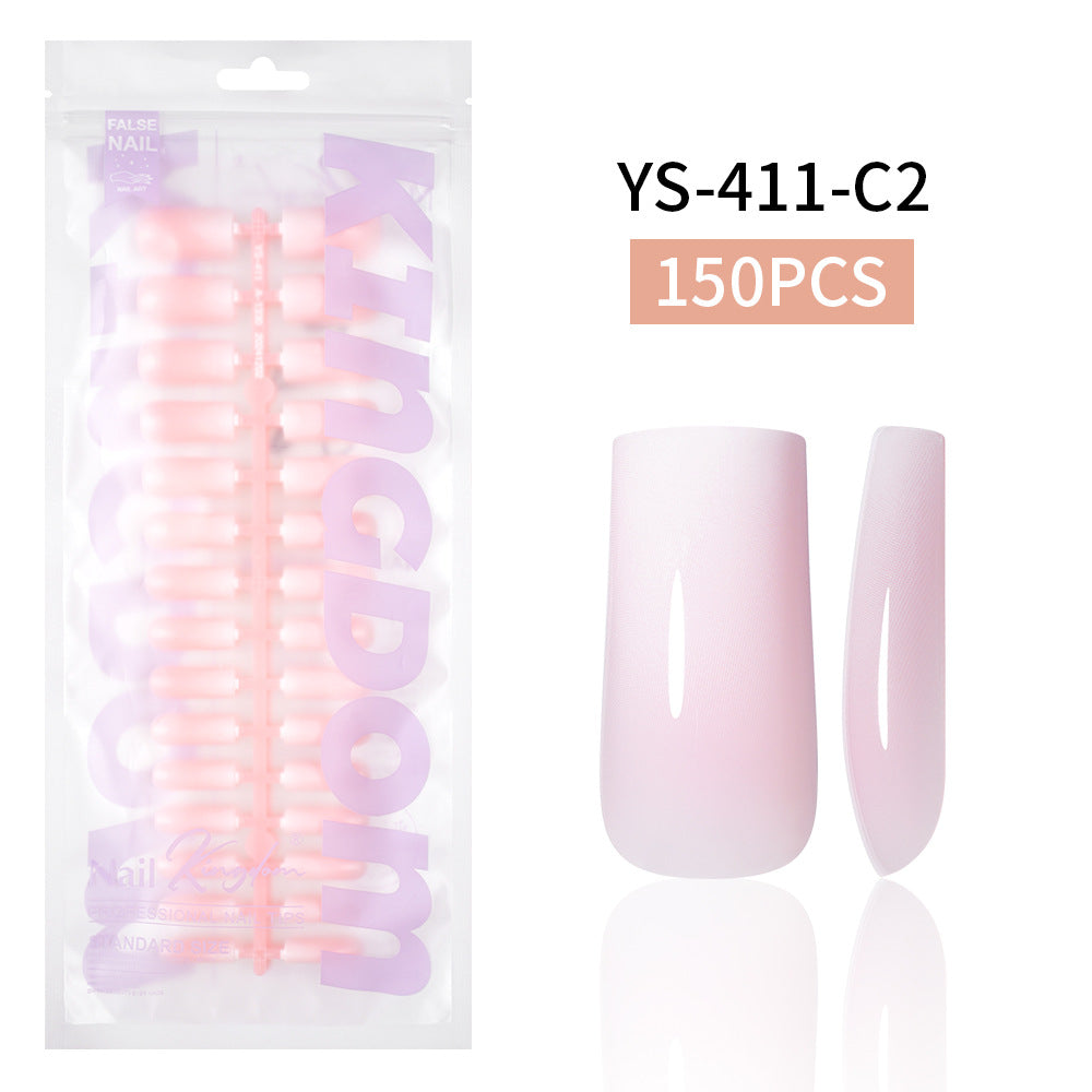 Nail Tips Europe and the United States  gradual change press on nails, simple water drop nail spray removable fake nail 150 pieces prefabricated nail
