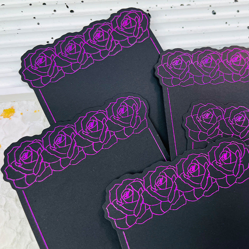 Press-On Nails Instruction Card Multi-style bronzing (MOQ:50 pieces)