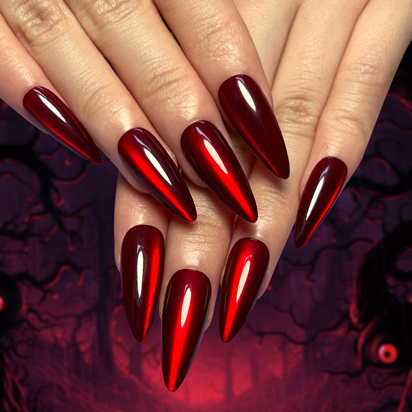 Uñas postizas 3D con diseño de araña y murciélago para Halloween, venta al por mayor | 365nails