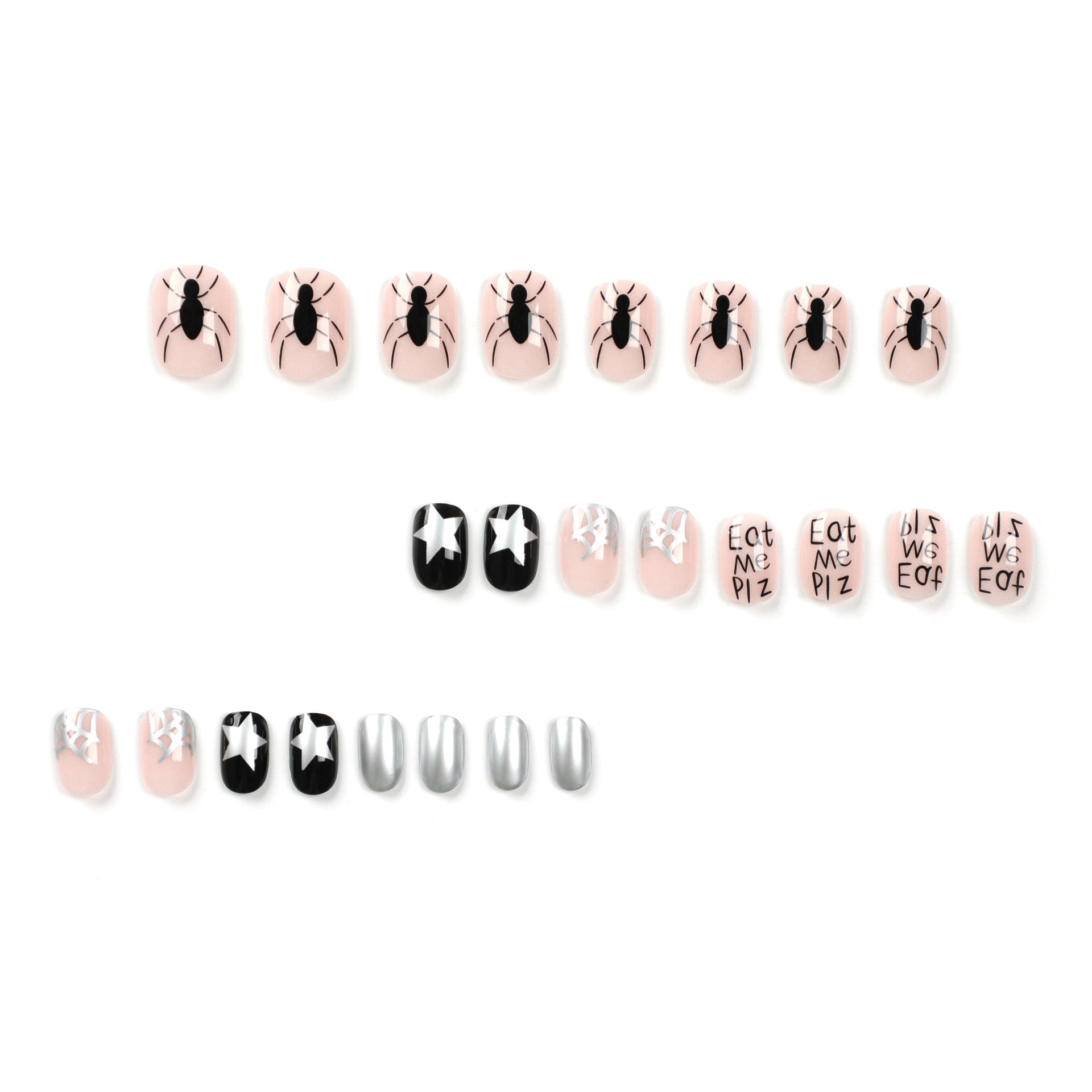 Europa, América, s, unhas postiças, adesivos curtos para unhas de Halloween, peças especiais para unhas artísticas no atacado|365nails