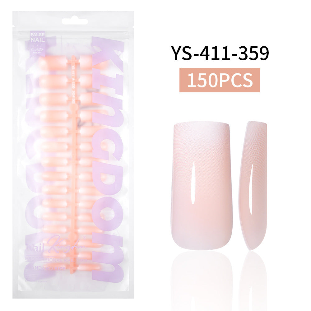 Nail Tips Europe and the United States gradual change press on nails, simple water drop nail spray removable fake nail 150 pieces prefabricated nail