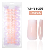 Nail Tips Europe and the United States  gradual change press on nails, simple water drop nail spray removable fake nail 150 pieces prefabricated nail
