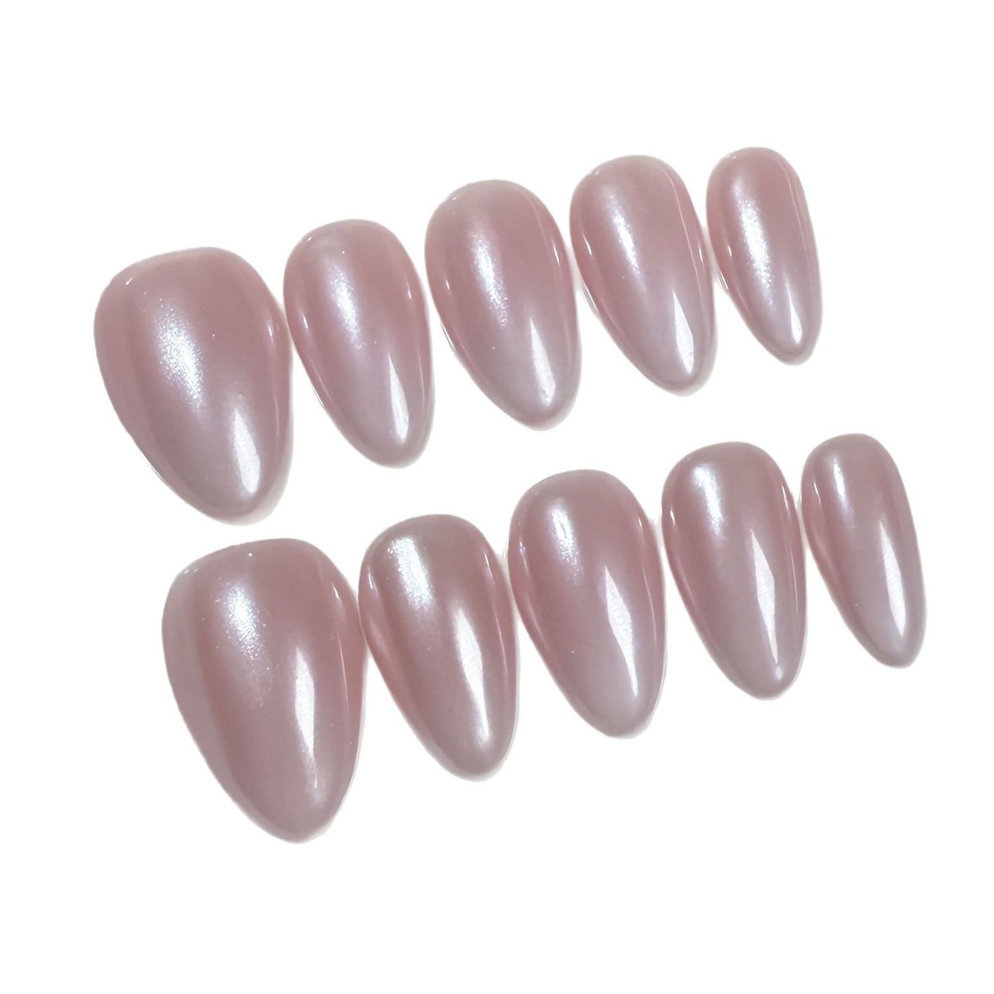 Simple small fresh short nail art solid color gradual change press-on nails pure handmade factory wholesale|365nails