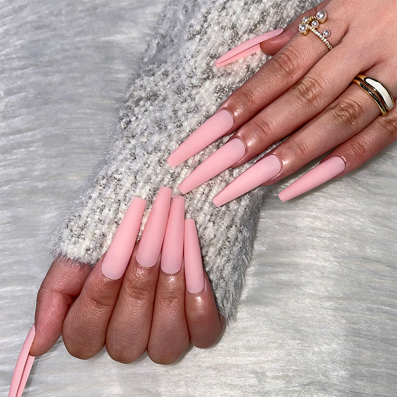 Long Solid Color Frosted Long Ballet Collection Nail Art Art Wholesale Nail Art |365nails