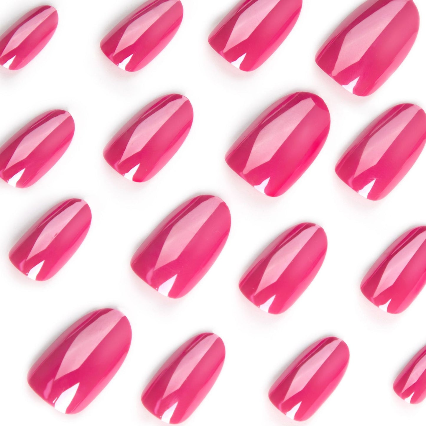 Wear nail short nail piece rose red laser fake nail removable finished nail piece wholesale press on nails