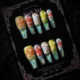 Title Twilight Oil-Paint | Luminous Art Series Press-On Nails