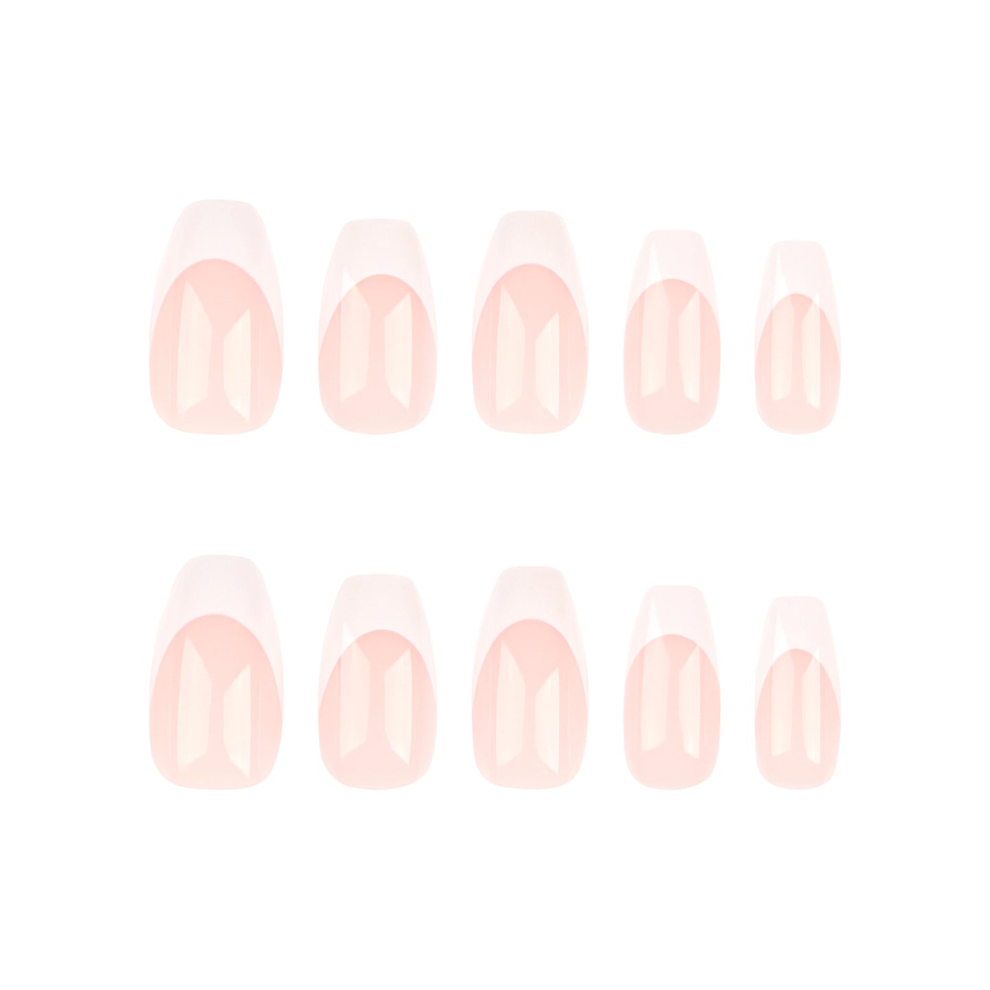 White French Ballet Wear Nail Explosion 24 Boxed Nail Art Wholesale press on nails|365nails