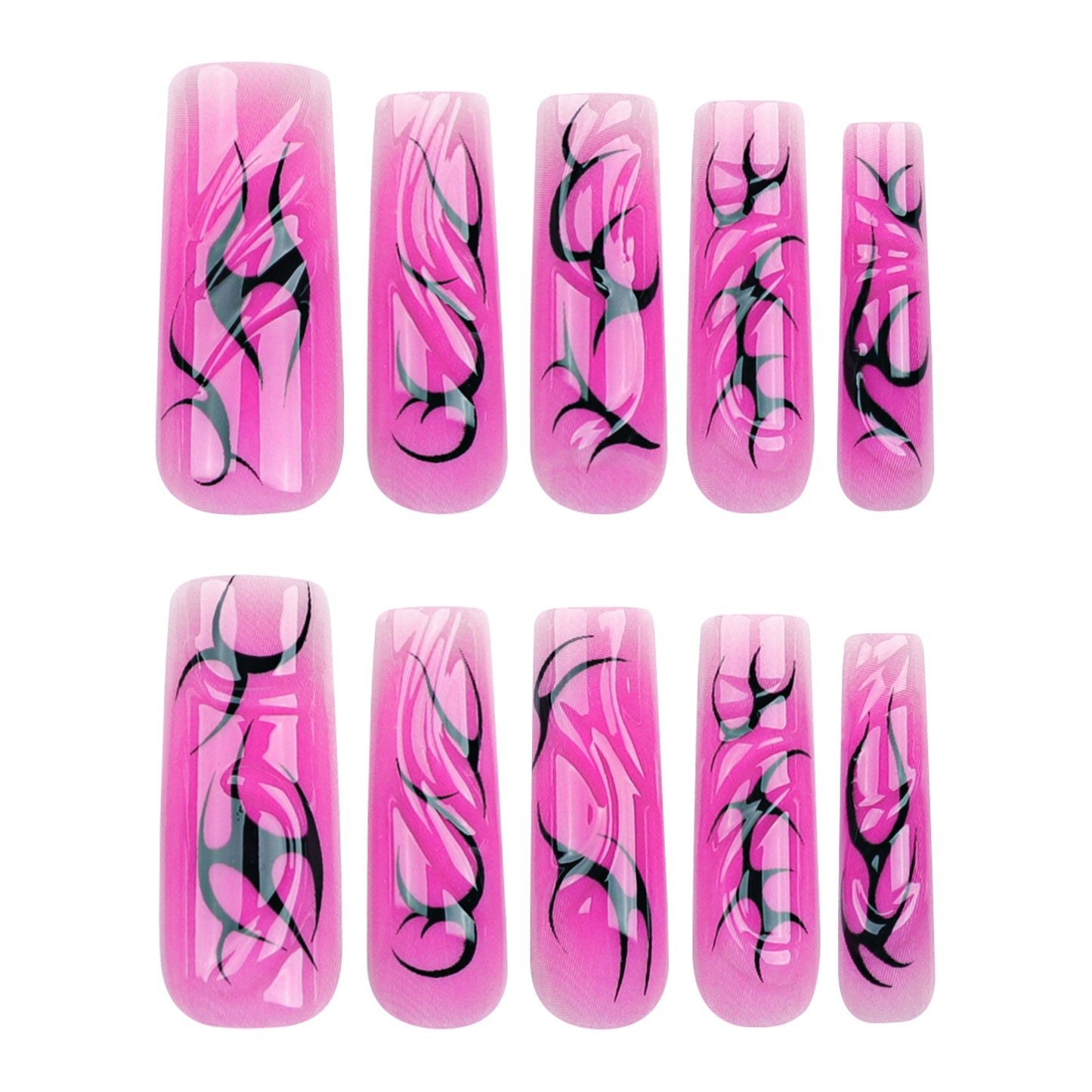 Especial para unhas artísticas de unhas Spice Girls 3D tridimensional, unhas retangulares de alta venda - atacado na Europa e América|365nails