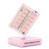 30pcs short almonds simple French beige high sense press-on nails