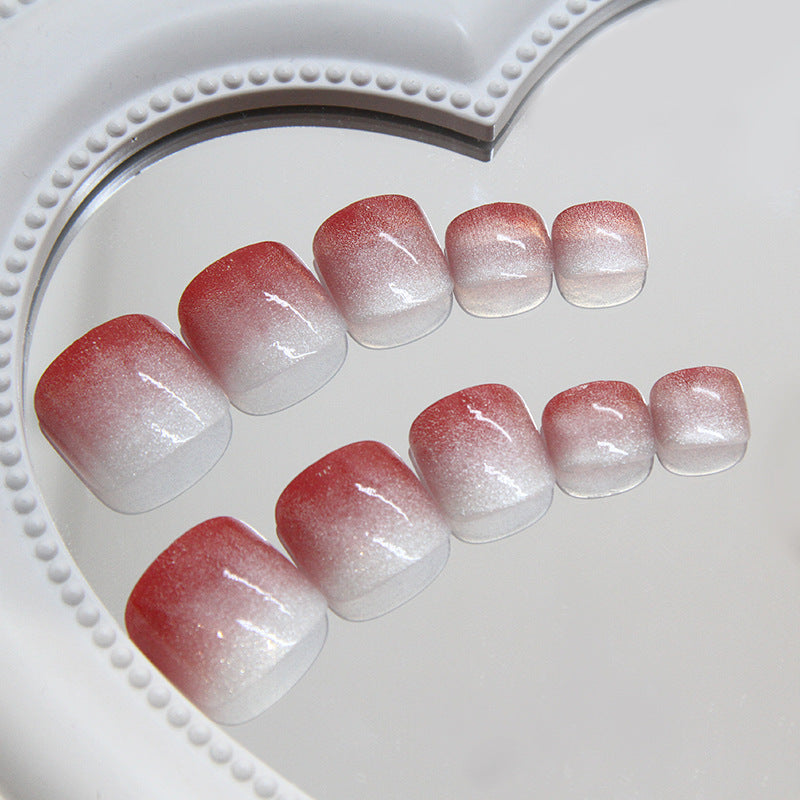 Uñas postizas Cat Eye Fine Flash, uñas postizas extraíbles Fine Flash, 24 piezas |365nails