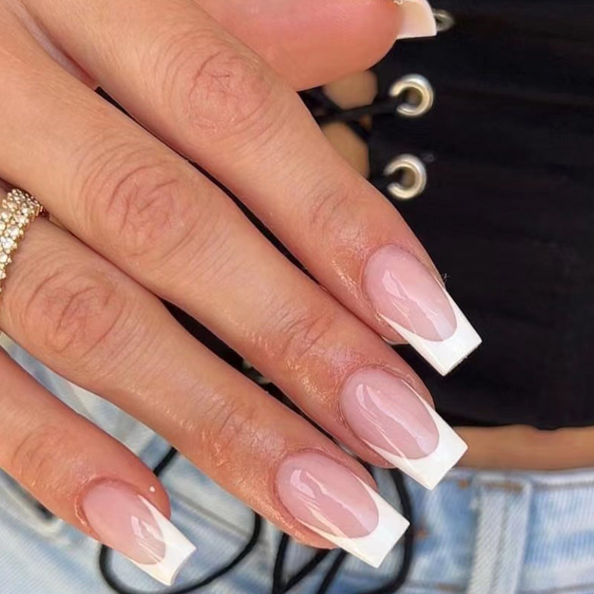 Unhas quadradas médias e longas s Peças de arte para unhas Atacado|365nails