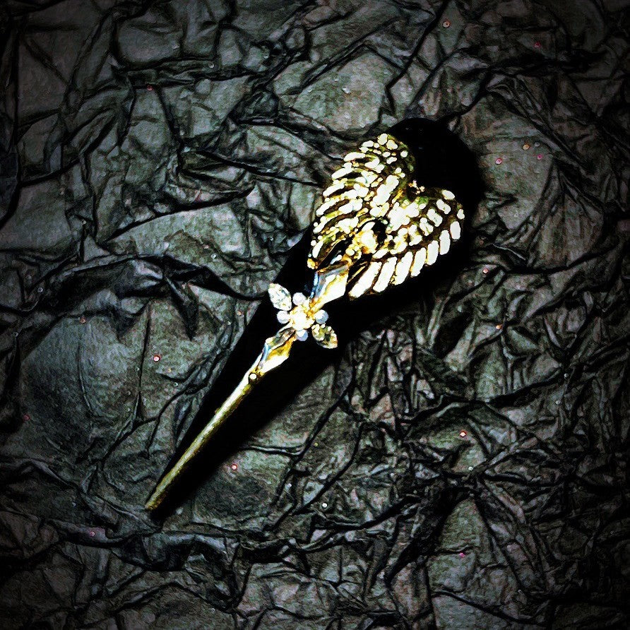 Title Black & Gold Baroque | Luxe Art Series Press-On Nails