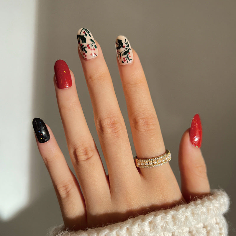 Premium Christmas Collection Art Finished Products Wholesale Nail Patch |365nails