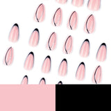 Línea de purpurina para uñas francesa negra, superventas, para usar, para usar, para repetir, al por mayor | 365nails