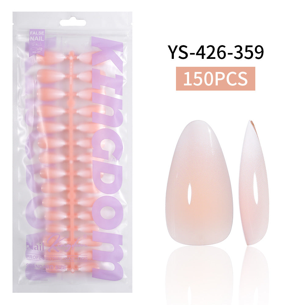 Nail Tips Europe and the United States  gradual change press on nails, simple water drop nail spray removable fake nail 150 pieces prefabricated nail