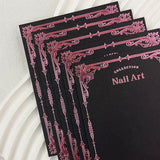 Press-On Nails Instruction Card Black cardboard light luxury y2k wind (MOQ:50 pieces)
