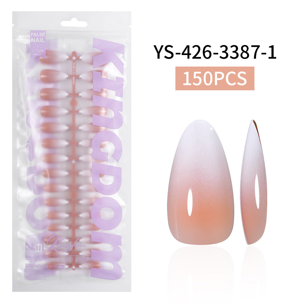 Nail Tips Europe and the United States  gradual change press on nails, simple water drop nail spray removable fake nail 150 pieces prefabricated nail