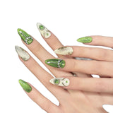 Melbourne Green cat eye Advanced Sense Niche Beauty Pure Handmade s | 365nails