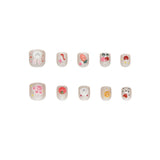 Uñas infantiles con dibujos de notas musicales de sol | 365nails