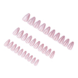 Sweet pink cat eye wearing nail almond wearing nail piece press on nails nail piece wholesale
