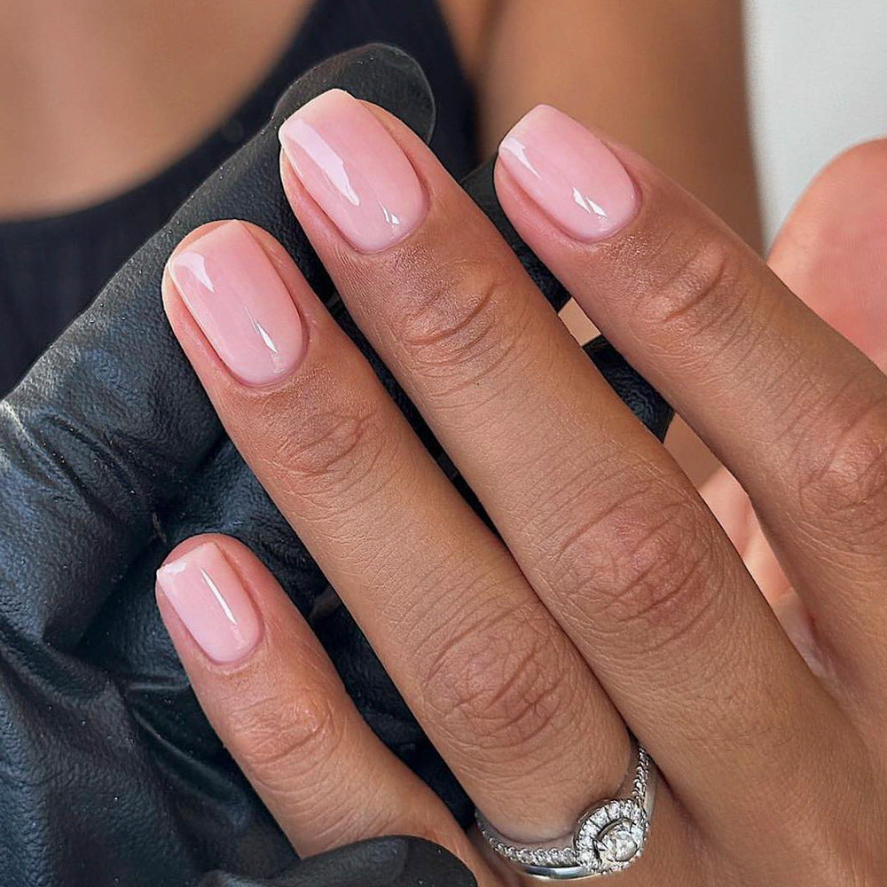 Classic solid color color s red short square manicure wholesale|365nails
